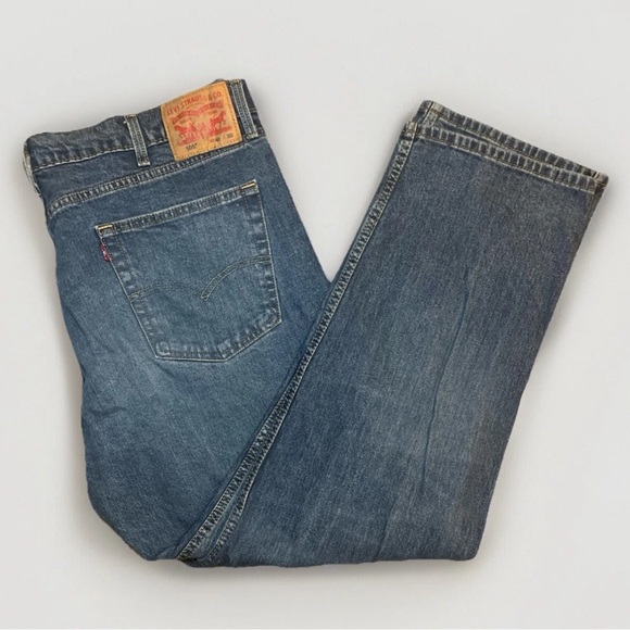 Levi's 505 Jeans Mens Size 40 X 30 Blue Regular Straight Flex Measures 40 X 30 B - Picture 3 of 8